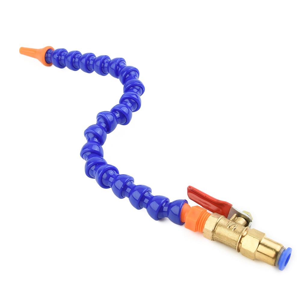 300мм Пластиковый Гибкий Шланг для Воды, Масла, СОЖ для Токарного, Фрезерного, ЧПУ Роутера с Круглым Плоским Соплом для Фрезерного Токарного ЧПУ