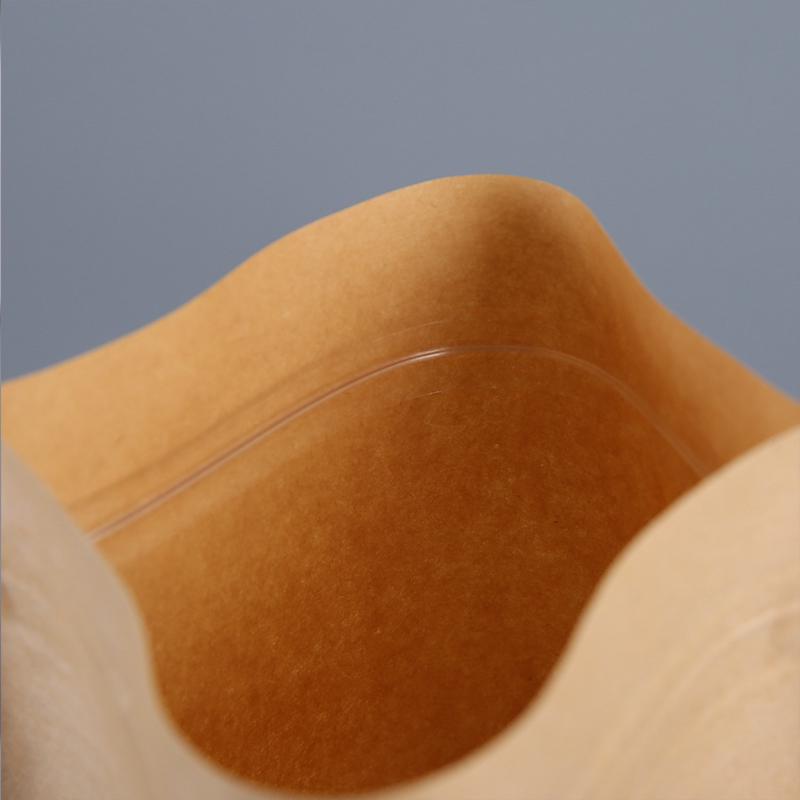 Кухонная пищевая бумага Крафт-мешок Мешки для хранения с окошком Самозапечатывающаяся упаковка