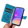 For Samsung Galaxy A07 4G/A06 5G/A06 4G Case Butterfly Pattern PU Leather Folio Flip Phone Cover -  Blue