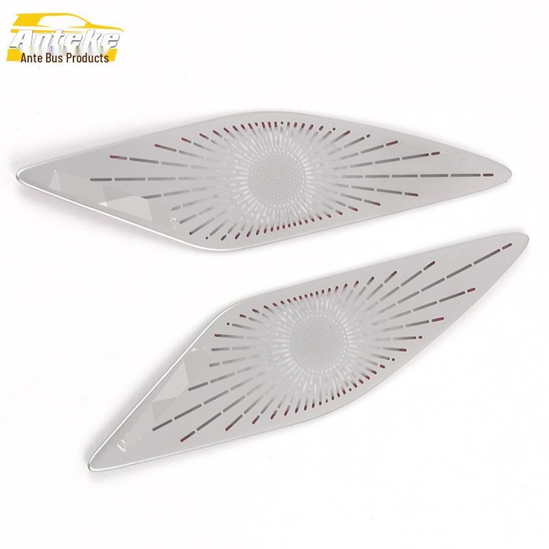 Golf 8 A-Pillar Speaker Cover & Center Console Audio Panel Stickers