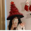 Christmas Decorating Hat Holiday Party Adult Children Dress Up Headgear Photo Props Shredded Scallion Top Christmas Hat