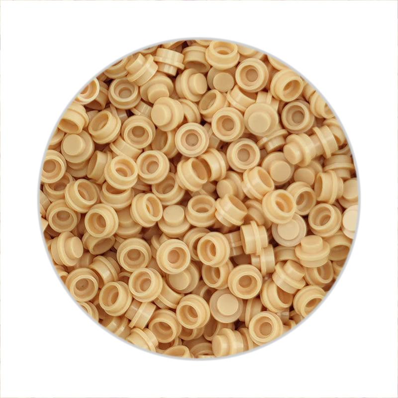 300/500/1000 шт. Сборные частицы 6141 Пластина круглая 1x1 точка DIY строительные блоки фигурки лампа кирпичи игрушка для детей 4073