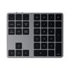 Satechi Bluetooth Expandable Numeric Keypad, Slim, Rechargeable, 34 Keys (Space Gray) (Compatible with iMac, MacBook, iPad, and Other 2012 and Later