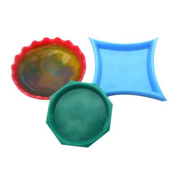 Эластичная эпоксидная силиконовая форма неправильной формы, форма для художественных ремесел, изготовление блюда для хранения