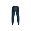 Under Armour Rush Series Color-Block Pocket Training Casual Knit Pants Men Bottoms Blue 1366172-413