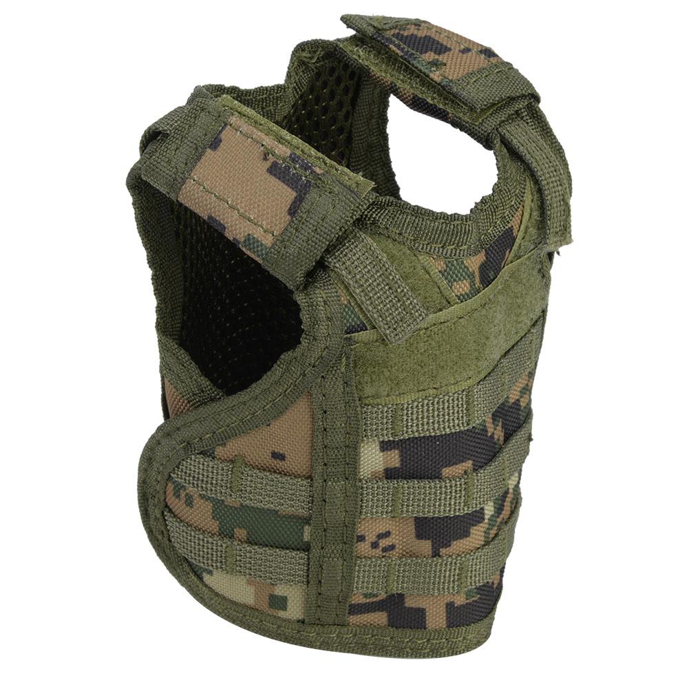 Beer Vest Mini Miniature Beverage Bottle Can Holder with Adjustable Shoulder Straps