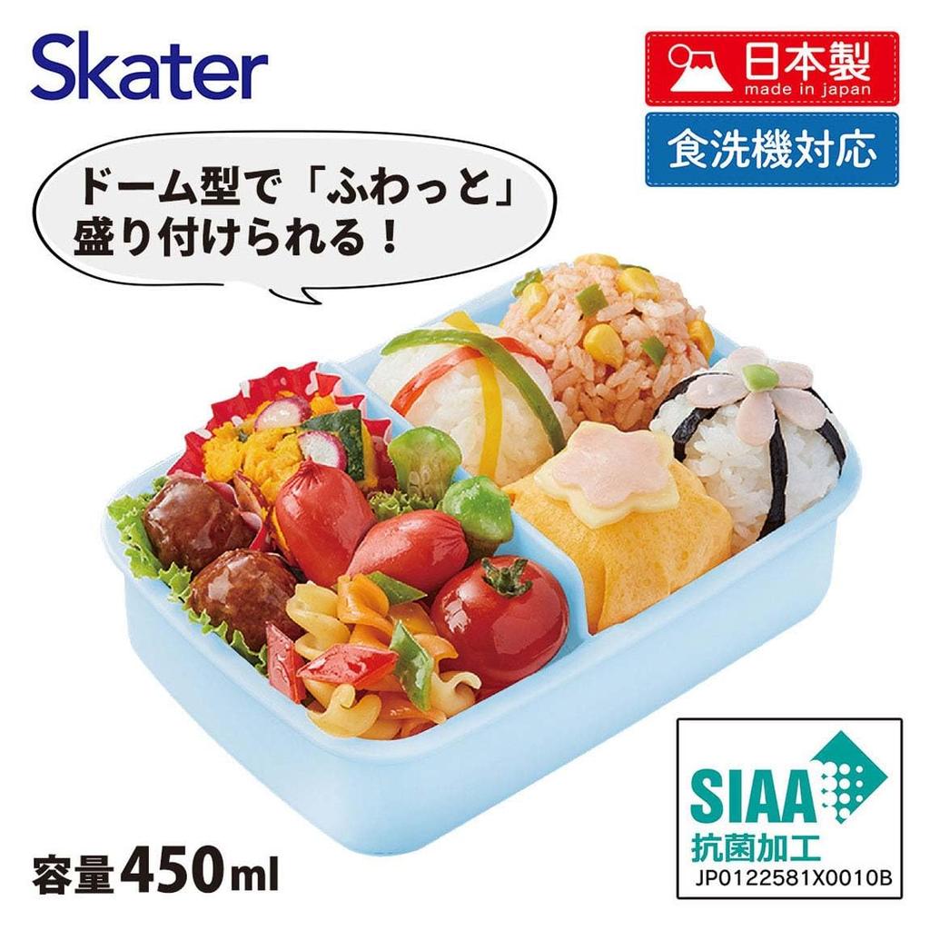 Skater Lunch with a Soft Single Made in Disney 24 Years Children's Box, 450ml, Dome-Shaped Lid, Tier, Japan, Ariel, Old, Girl's, RBF3ANAG-A