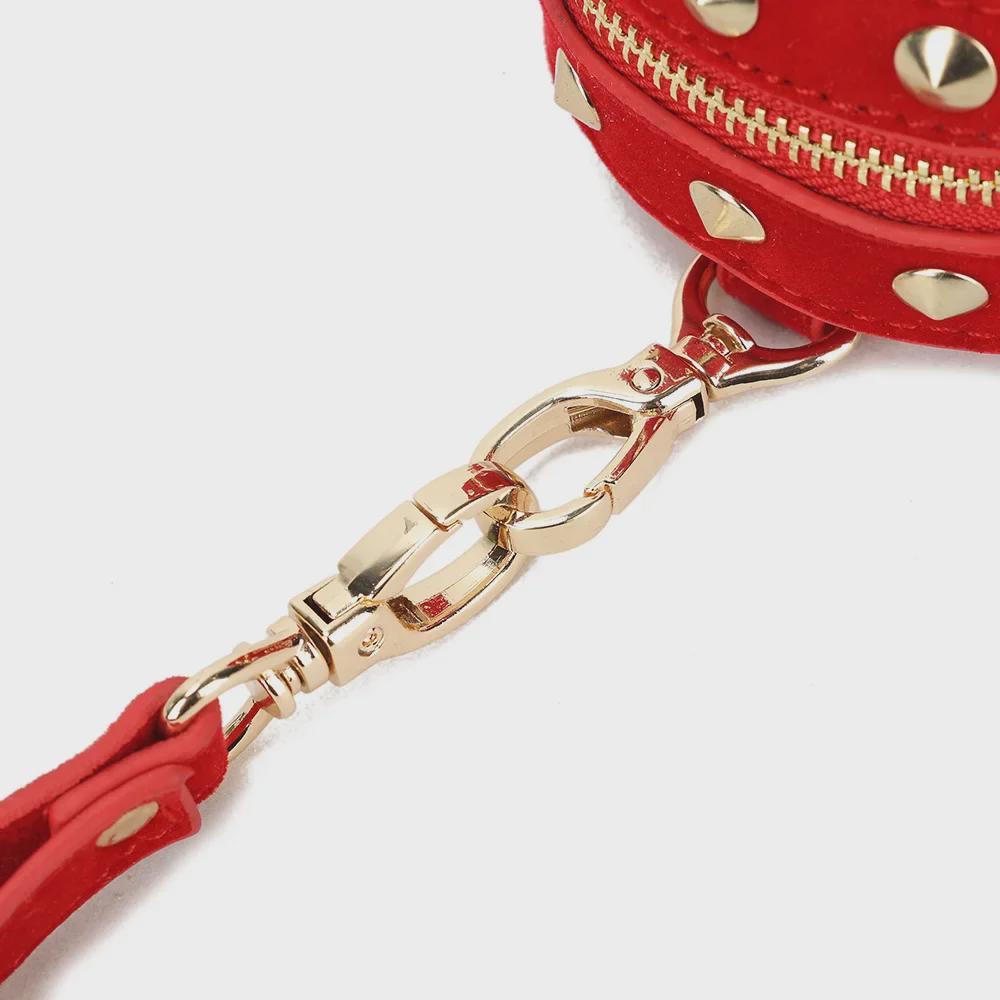 Корейская поясная сумка с заклепками в стиле панк и ретро-черепом - блестящая мини-сумка унисекс