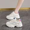 Popular Dad Shoes Women's Platform Casual Shoes 2025 Spring and Summer New Fashionable Versatile Breathable Mesh Lightweight Sports Shoes