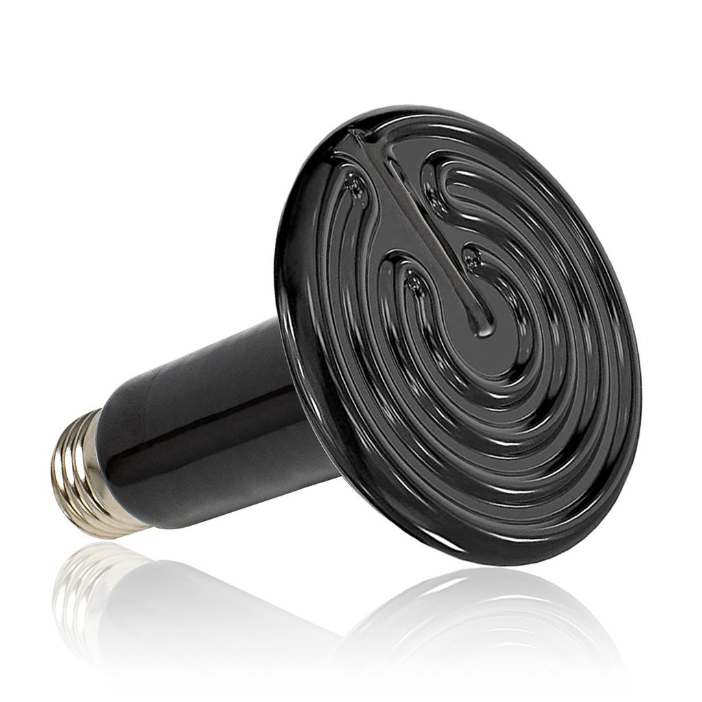 200W 220V Reptile Heat Lamp, Infrared Waterproof Ceramic Heat Lamp E27 Lampholder Ceramic Heating