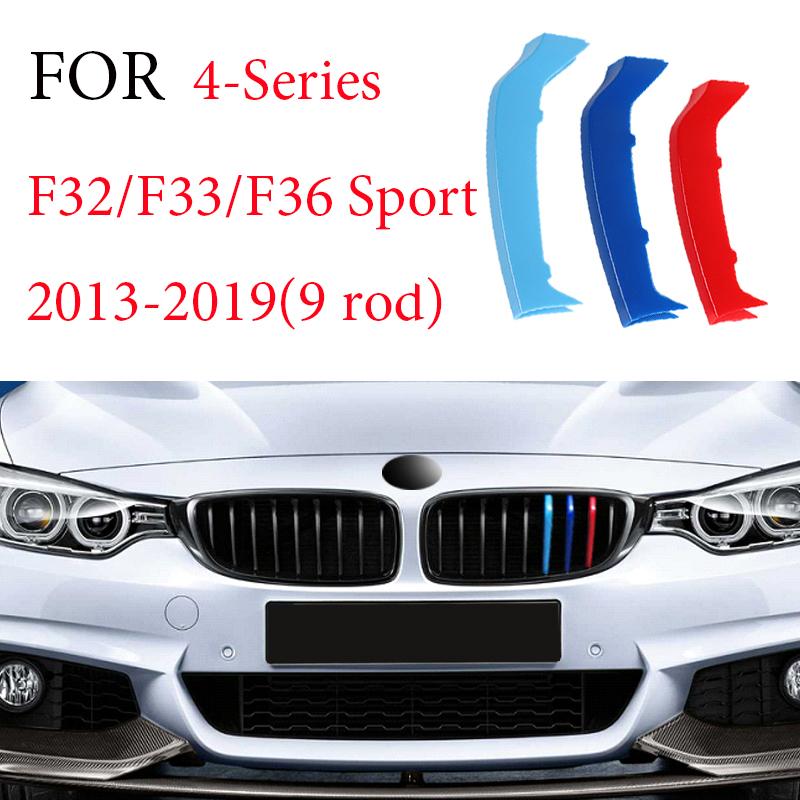 3Pcs Front Grille Trim Strips For BMW Series 1 2 3 4 5 6 7 8 X1 X2 X3 X4 X5 X6 X7 Z4 E46 E90 F30 E60 E81 F20 F45 F36 F10 F48 F25 FZ7