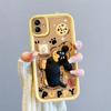 KEYSION Shockproof Case for Samsung A06 4G A05 A04 A04e with Lanyard Silicone Cute 3D Cartoon Doll Phone Cover for Galaxy M04 F04