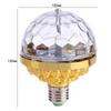 1Pcs E27 RGB Projection Lamp Crystal DJ Disco Ball Light Rotating Magical Ball Light  KTV Bar Stage