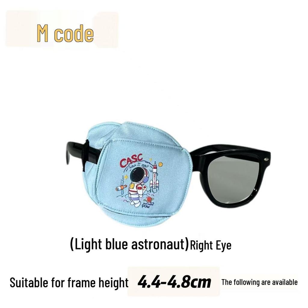 Детский патч для глаз из чистого хлопка при амблиопии для послеоперационных тренировок зрения и коррекции косоглазия/дальнозоркости