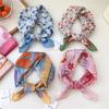 Casual Square Scarf Neckerchief 55cm Headscarf Hair Ribbon Accessories  for Women