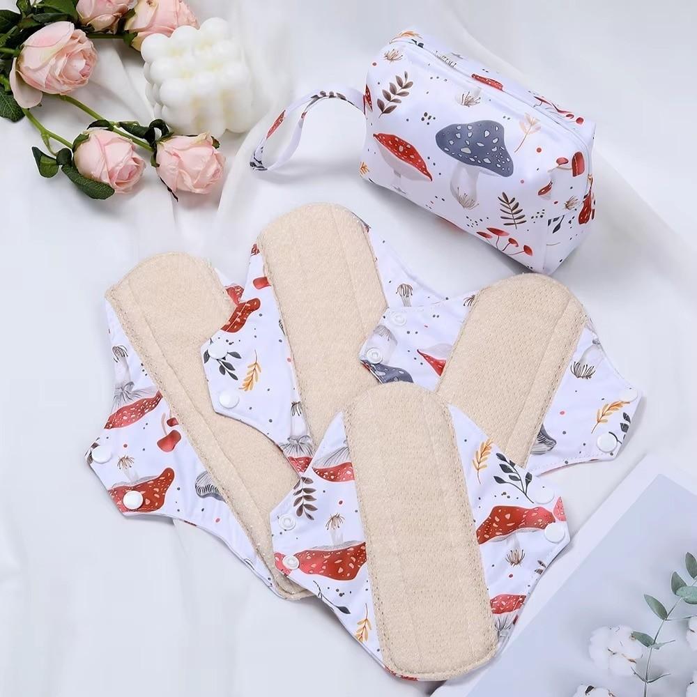 5Pcs/Set Washable Panty Liners Reusable Menstrual Pads High Quality Sanitary Napkins