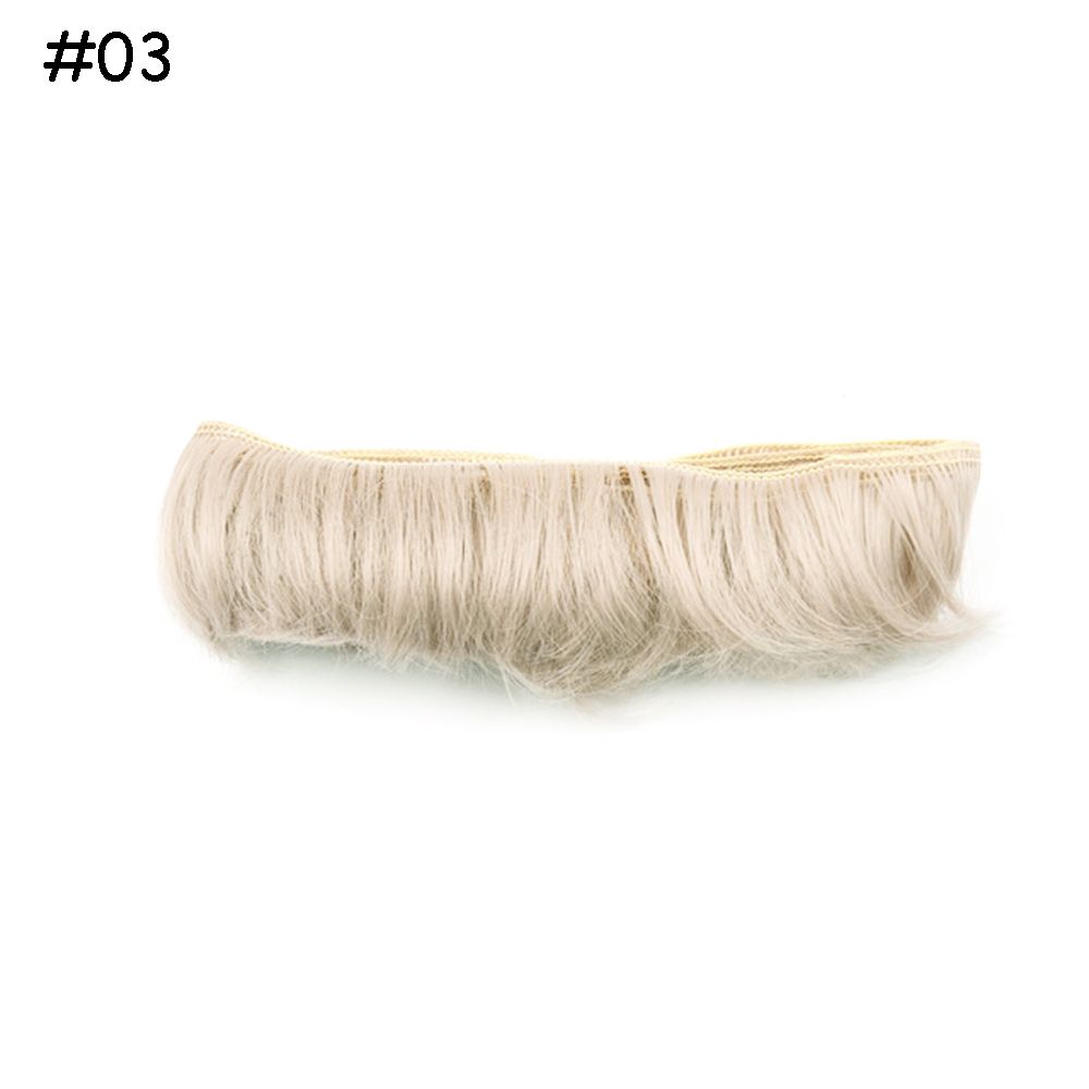 5CM Kids Gifts Accessories 1/6 1/4 1/3 Short Curly Wigs Toy Toupee Doll Fringe Hair Mini Tresses