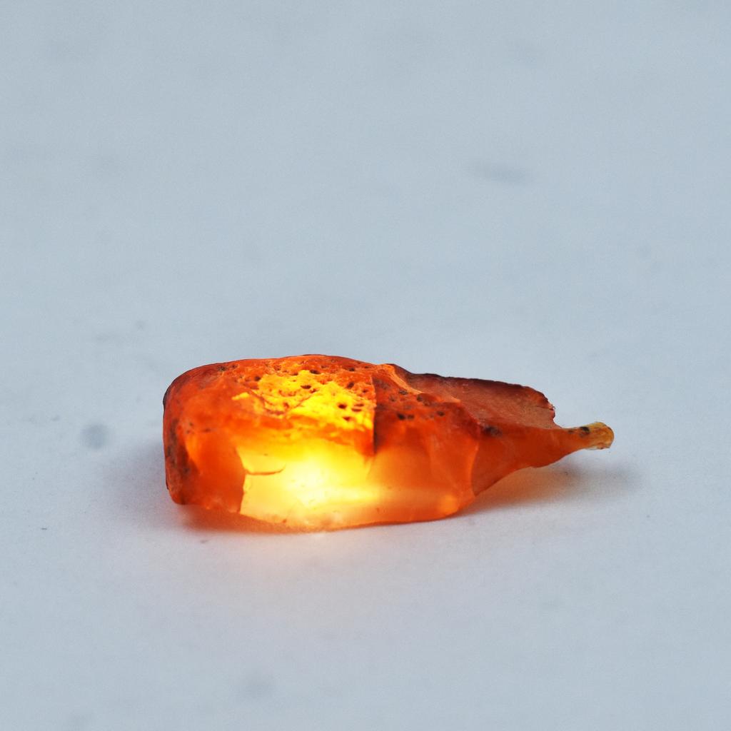 14.10 Ct Natural Orange Sapphire Uncut Raw Rough Loose Gemstone