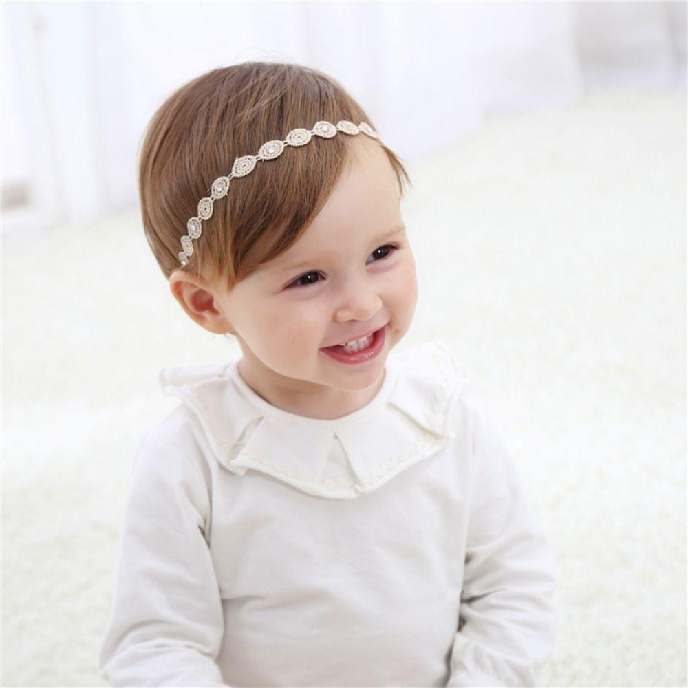 Newborn Baby Headband Cute Lace Elastic Turban Soft Headdress  Photography Prop
