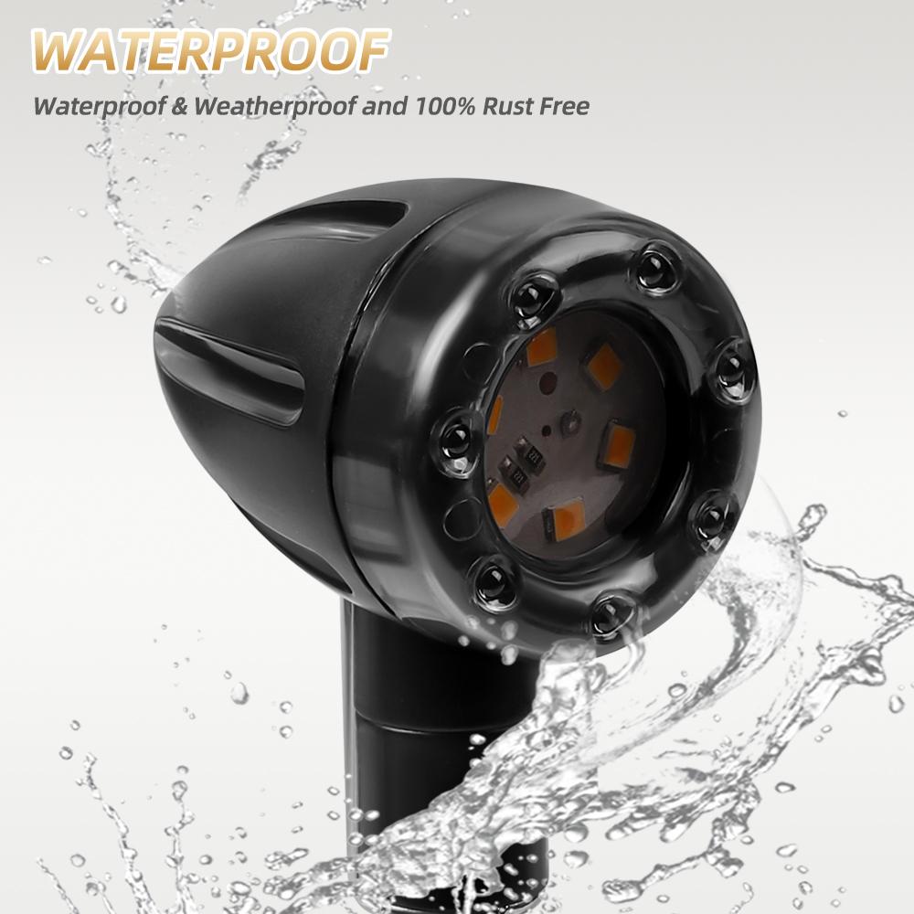 4 шт./компл. светодиодный стоп-сигнал для мотоцикла, янтарный и красный указатель поворота, задний фонарь, индикатор, предупреждающие сигнальные лампы, аксессуары для двигателя