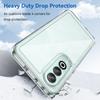 For OnePlus Nord CE4 5G Case Drop-Proof TPU Frame Clear Acrylic Protective Phone Shell