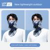 Ice Silk Scarf and Sleeve Set, Two-Piece Summer Magic Headscarf Neck Gaiter for Men, Fishing, Cycling, Windproof Face Mask, Sun Protection Face Cover