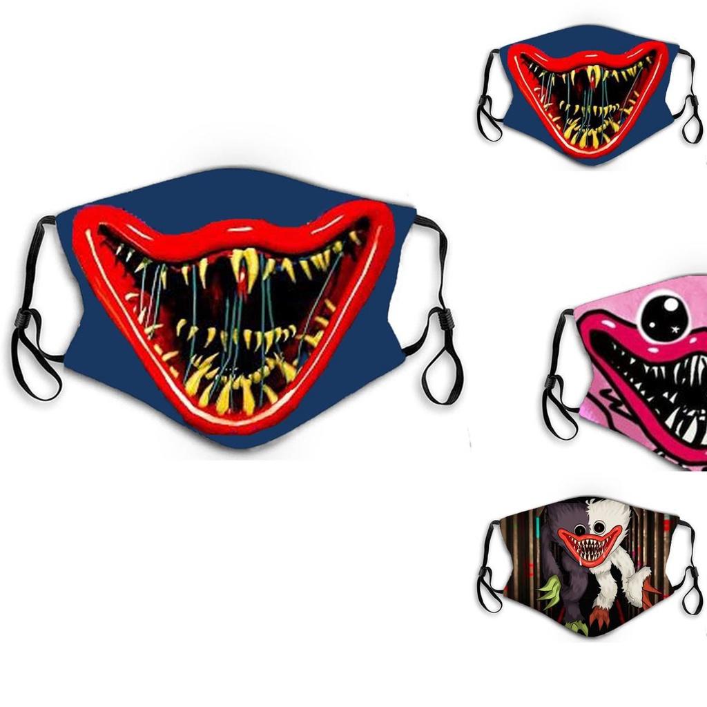 Adjustable Poppy Playtime Huggy Wuggys Halloween Face Mask For Adults Comfortable Fashionable