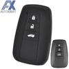 3 кнопки для Toyota LC Prado Camry C-HR 2015 2016 2017 2018 силиконовый чехол для дистанционного ключа