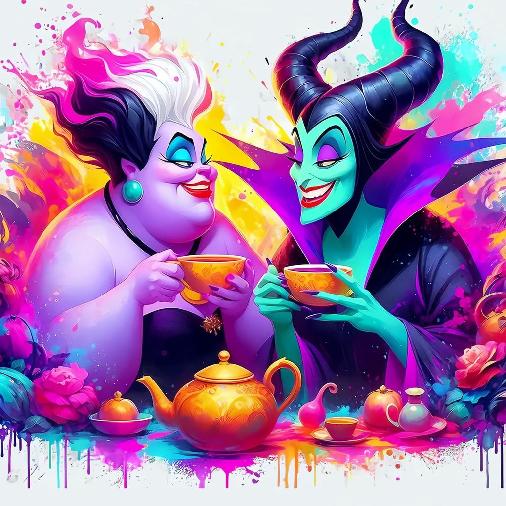 Алмазная вышивка «Фея Динь-Динь» Картина «Малефисента» Картина «Кошмар перед Рождеством» Мозаика Настенный декор