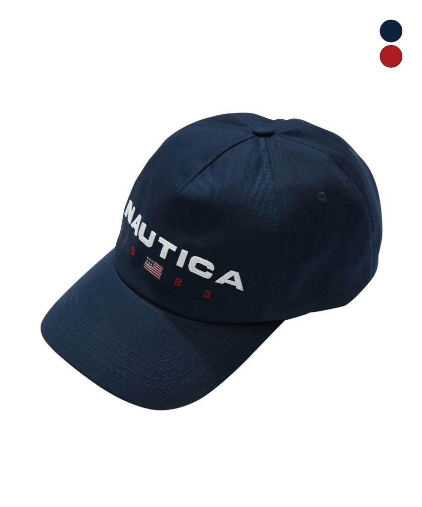 Кепка-бейсболка NAUTICA 83 с вышитой надписью Flag, 5-панельная (2 цвета) Nca1456