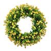Искусственный Цветочный Венок Многоразовая Поддельная Гирлянда из Эвкалипта Искусственная Зелень Красочный