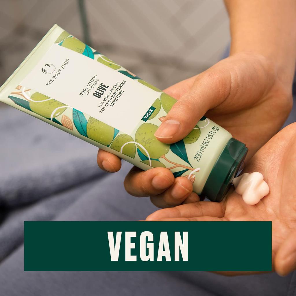 The Body Shop Olive Nourishing Body Lotion 200 ml Pack for Soft Hydrated Skin Daily Care