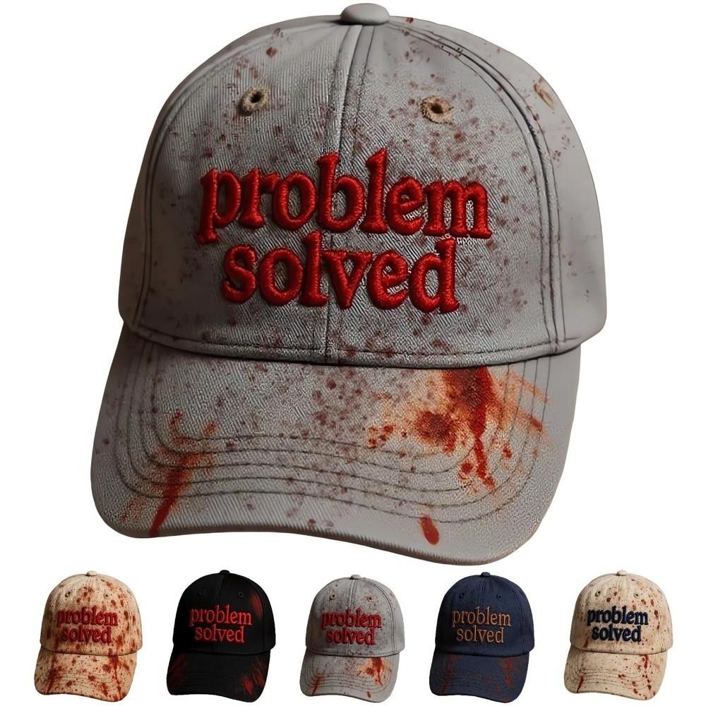 Halloween Costume Accessory Halloween Print Hat Bloodstained Print Hats  Cosplay