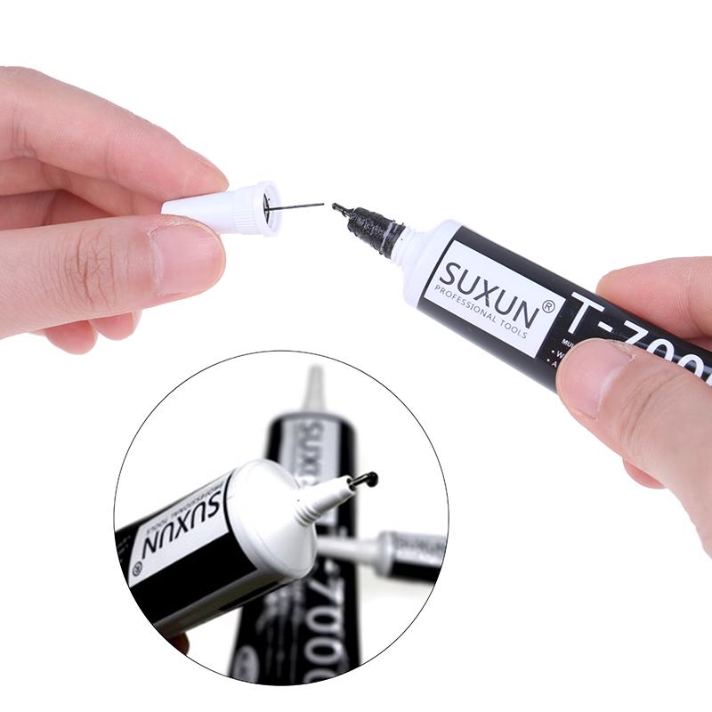 15Ml T-7000 Black Glue Mobile Phone Metal Screen Frame Repair Diamond Adhesive