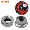 OTOM Мотоцикл M16/M22 Передняя и задняя гайка оси Шестигранный винт из нержавеющей стали Для HONDA CRF250R CRF250X CRF450R CRF450X Мотокросс