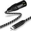 NCGGY USB C To XLR Cable 5M XLR Male To USB C Converter USB Type C To XLR Male Output Stereo Cable for Mixer Adapter, Amplifiers, Speakers, Consoles,