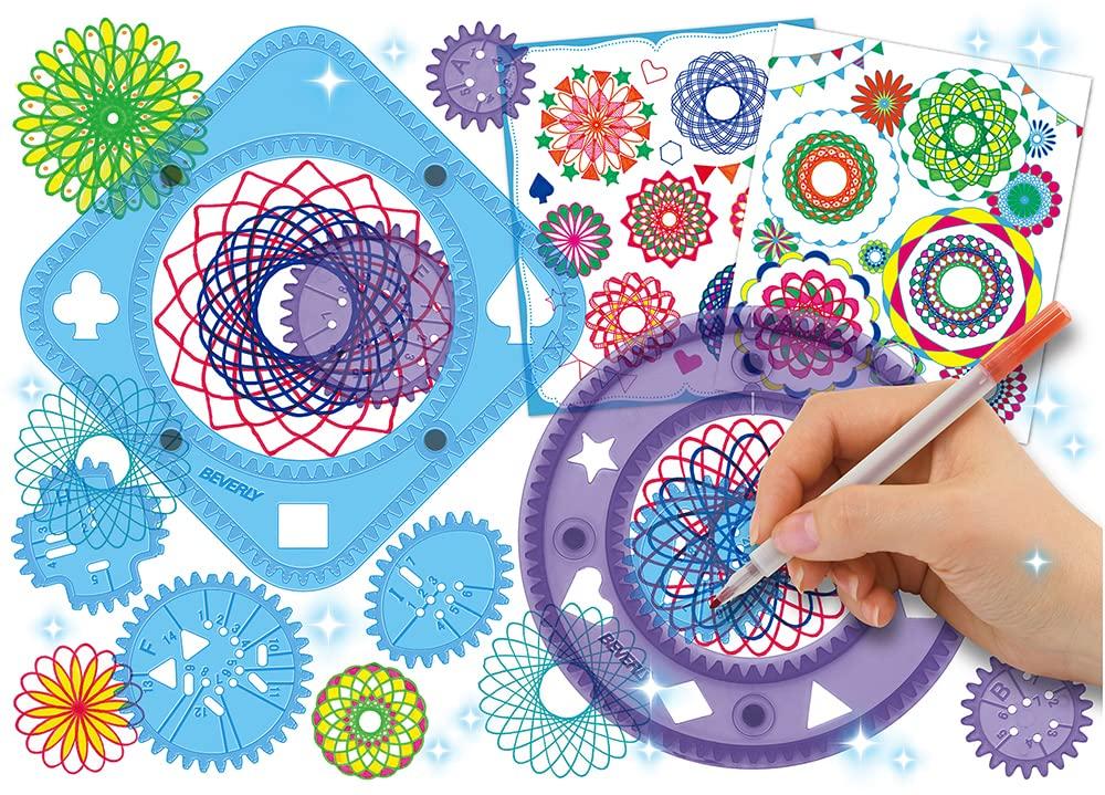 Beverly Kururigraph Deluxe patterns just by turning it Beverly (BEVERLY) [Draw around] [Many examples]