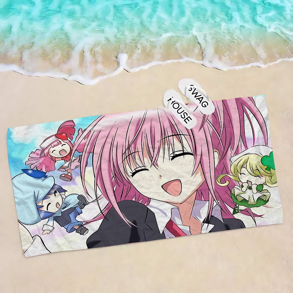Shugo Chara Японское Аниме Аниме Пляжное Полотенце для Купания Мягкое Впитывающее Салфетка Детские Подарки для Детей Путешествия Кемпинг Спортзал