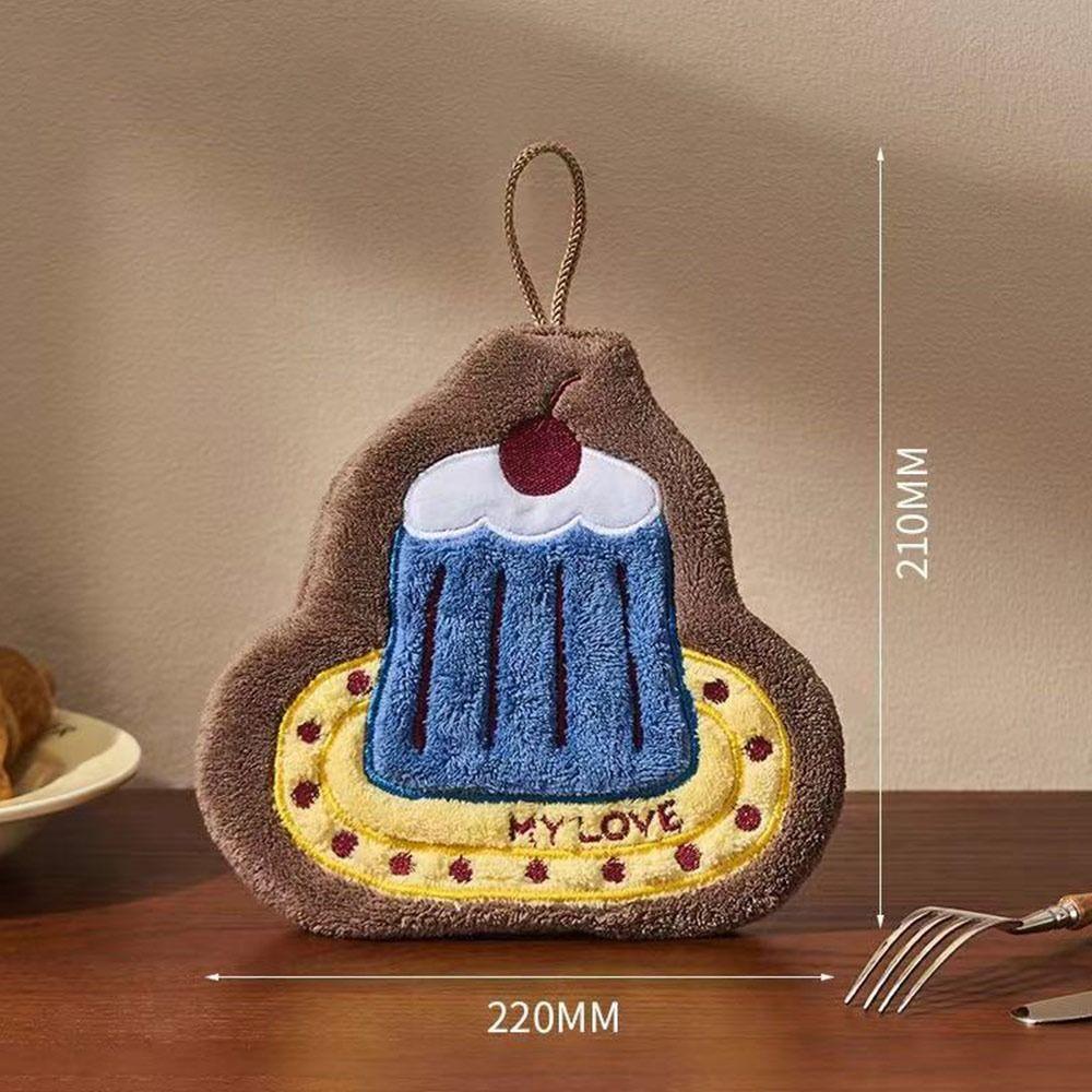 1Pcs Thick Hand Towel Quick Drying Bathroom Kitchen Rag New Handkerchief