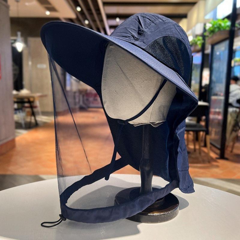 Outdoor Anti Insect-repellent Fishing Hat Breathable Uv Protection Hiking Climbing Hat Traveling Sun Hats for Men Women