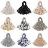 180cm Long Shawl Chiffon Printing Pashmina Elegant Wrap Hijab  for Woman