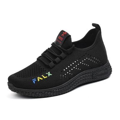 Новые летающие тканые повседневные кроссовки, женские летние сетчатые дышащие кроссовки с мягкой подошвой, обувь из кокоса