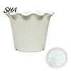 Leakage Proof Balcony Pots Large Flower with Drainage Holes And Tray Saucers, Ruffled Edge Planter Lightweight Durable Resin for Indoor Outdoor
