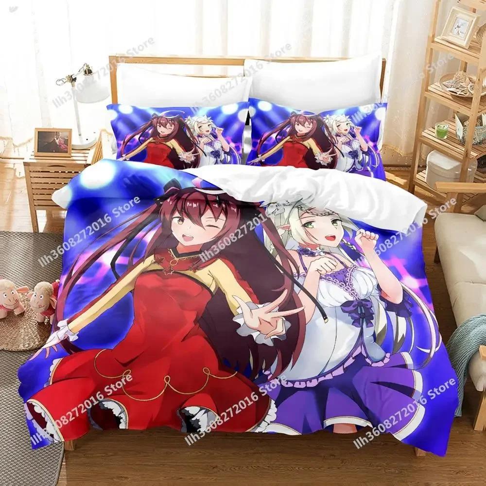 Комплект постельного белья Game Epic Seven Single Twin Full Queen King Size для взрослых и детей, комплект пододеяльников, комплект простыней с 3D-аниме