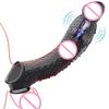 Penis Sleeve Extensions Condom Male Enlargement Delay Vibrators Clits Massager Cock Ring Vibrating Penis Cover Sex Toys For Men