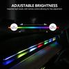 140/55,1 дюйма Универсальная автомобильная RGB-лампа атмосферы Светодиодные окружающие огни USB-приложение Пульт дистанционного управления Неоновая светодиодная лента Декор автомобиля