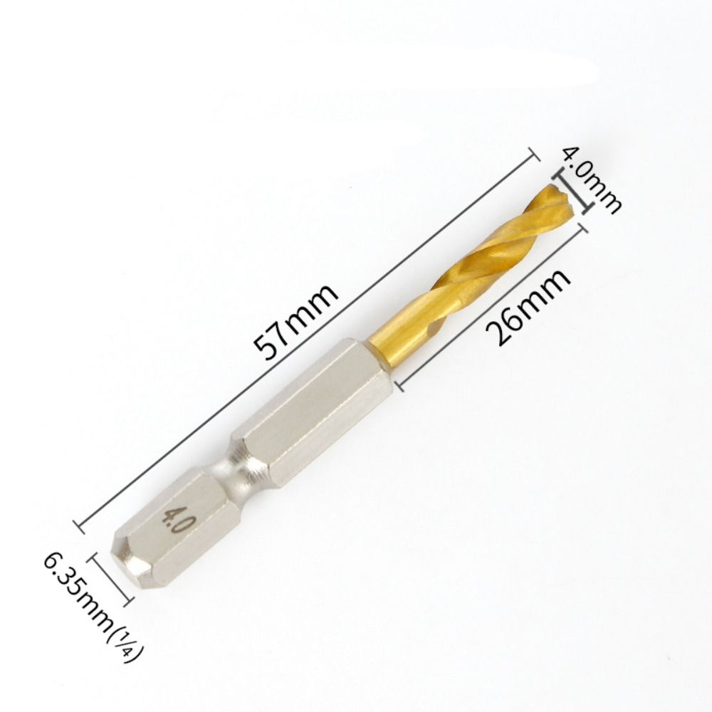 Ultra-short Hole Opener Hex Shank Stainless Steel Special Drill New Twist Drill Bit  Wood Metal