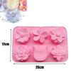 Форма для мусса для торта, цветок розы, хризантема, силиконовая форма для выпечки, лоток для кубиков льда, шоколадные конфеты, желе, кубик льда, маффин, мыло ручной работы