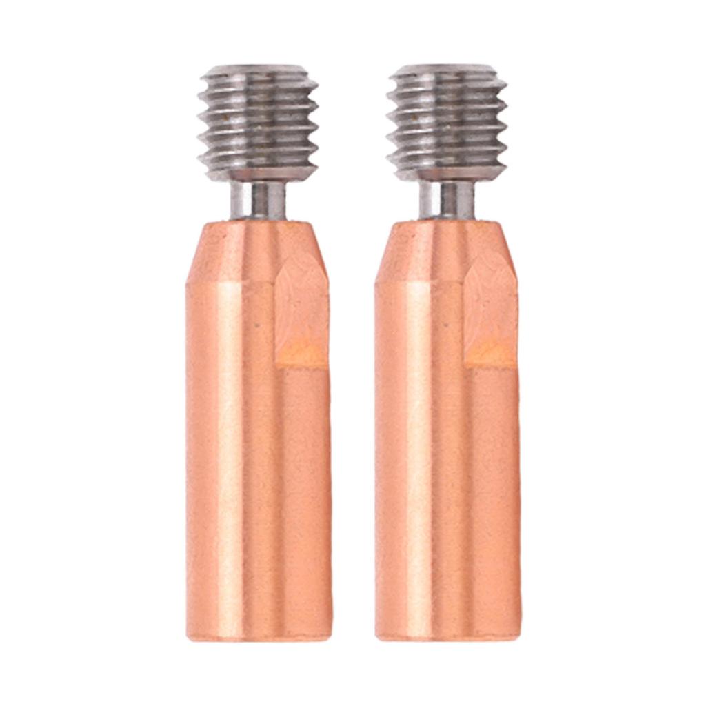 2Pcs 3D Printer Throat Nozzle Ti Alloy Copper Bimetal for Ender 3 3 V2 3 Pro Hotend