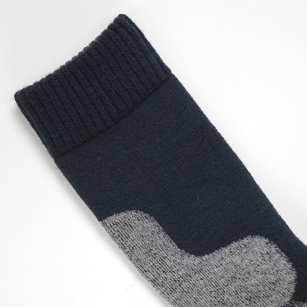 And Warm Brushed Cold Thermal Moisture Absorbent Heat Generating EKS [Healthy Refreshing] Socks, 22-24cm, Black, Warm, Lining, Protection, Thick,